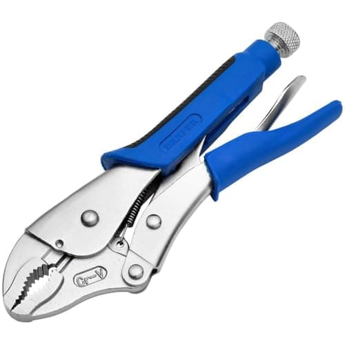 Image of Draper 89124 250mm Curved Jaw Soft Grip Pliers
