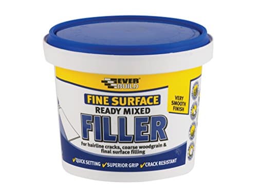 Image of Everbuild Ready Mixed Fine Surface Filler, White, 600 g