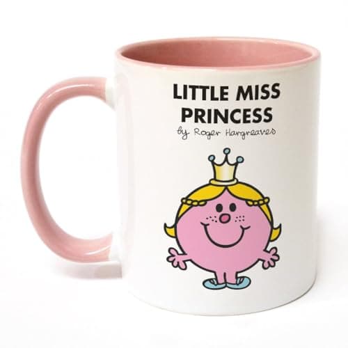 Image of Mr. Men Little Miss Princess Large Porcelain Colour Handle Mug Little Miss