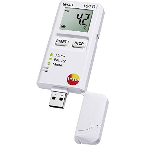 Image of Testo 184 Data Logger shocks, moisture and temperature - 0572 1846 G1