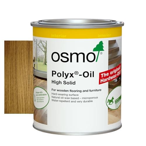 Image of Osmo Polyx�-Oil - Hard Wax Oil 3065, Clear Semi-Matt, 750ml - Durable Wood Oil for Floors & Furniture, Water-Resistant, Wood Treatment & Wood Finish