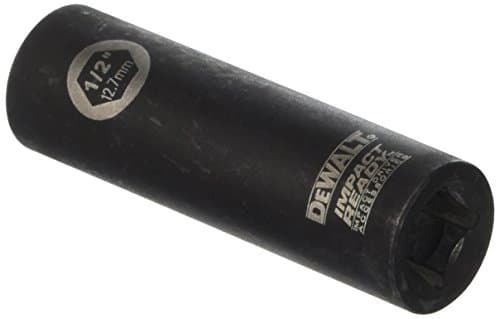Image of DEWALT DW2286 1/2-Inch Impact Ready Deep Socket for 3/8-Inch Drive,Black Oxide