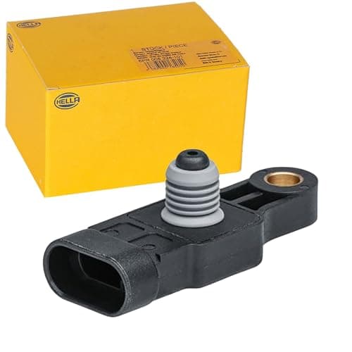 Image of HELLA 6PP 009 403-251 Sensor, intake manifold pressure - 3-pin connector - Bolted - with gasket/seal