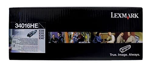 Image of Lexmark 34016HE laser toner cartridge - 1 x black 0034016HE E330 E332 E340 E342 E330N E332N E340N E342N