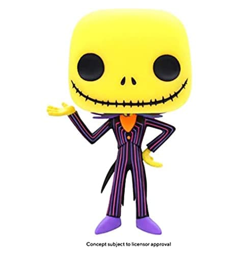 Image of Funko POP! Disney: the Nightmare Before Christmas - Blacklight - Jack Skellington - Collectable Vinyl Figure - Gift Idea - Official Merchandise - Toys for Kids & Adults - Movies Fans