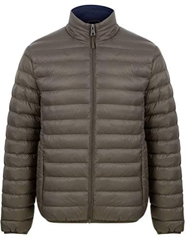 Image of Tokyo Laundry Men's Inigo Funnel Neck Quilted Puffer Jacket - Khaki - L