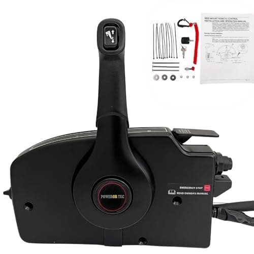 Image of 881170A1414PIN Pull to Open GEN I Control Box for Mercury Outboard Engine Throttle Control Side Mount Control Box -4000 Side Mount (Power Trim)