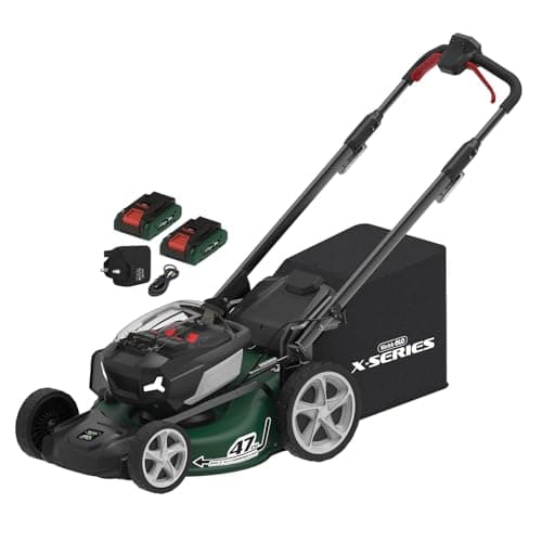 Image of Webb 40V (2 x 20V) 47cm (19") Brushless Self-Propelled Lawnmower (2 x 4Ah Batteries & Charger)