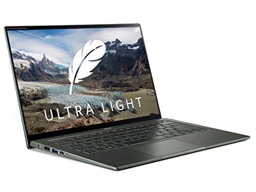 Image of acer Swift 5 SF514-55T 14 inch Laptop - (Intel Core i7-1165G7, 8GB RAM, 512 SSD, Full HD Touchscreen Display, Windows 10, Racing Green) (Renewed)