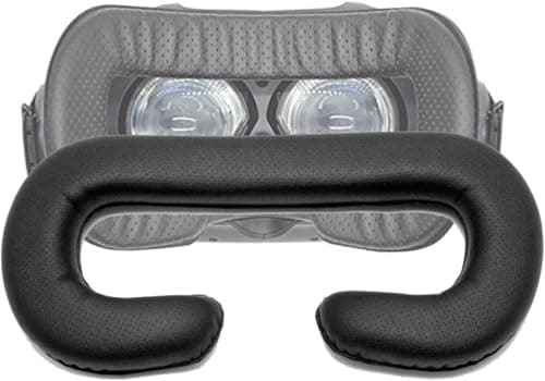 Image of TamBee Vive Sponge Mat Breathable PU Face Foam Replacement for HTC Vive Headset PU Leather with Holes Eye Mask Black - 12mm (Vive Face Foam)