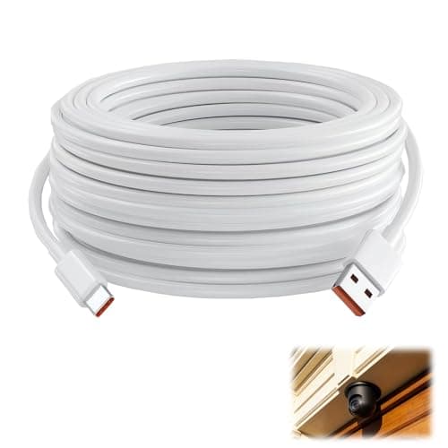 Image of 1pcs 5M USB C Cable, USB A to USB C Fast Charging Cord, Extra Long USB C Charger Cable 5M for Home Security Cameras, Gaming Controllers, Ultra Long Reach USB Extension Cable, Universal Compatibility