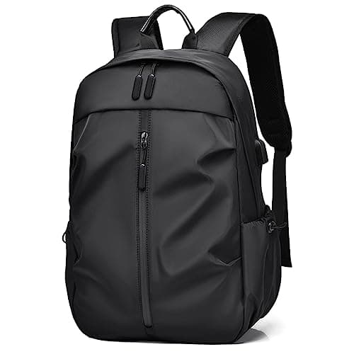 Image of mefound Laptop Backpack for Men Fashion Lightweight Casual bag Daypacks with USB Port 35L Waterproof Travel Business Backpack for School 15.6 Inch Black