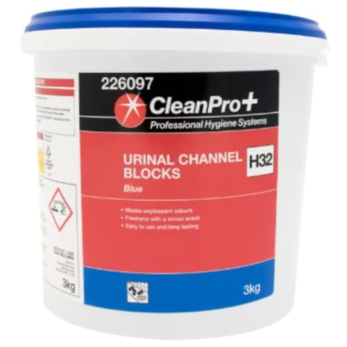 Image of CleanPro+ Blue Urinal Channel Blocks H32 3kg x 1