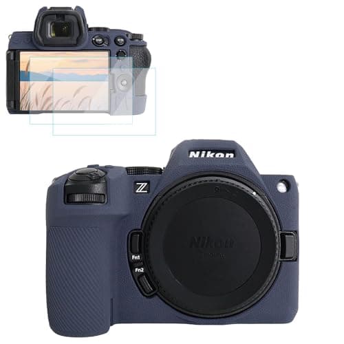 Image of VOVMOEYA Camera Case for Nikon Z5II with 2 Screen Protectors, Z5 II Silicone Case, Soft Protective Lightweight, Precise Fit