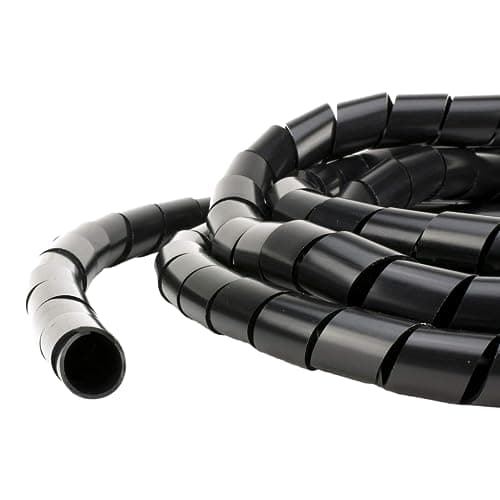 Image of 10 Metres 4mm Spiral Wrap Cable Tidy Flexible Lead Binding/PC TV Home Cinema Wire Management CCTV