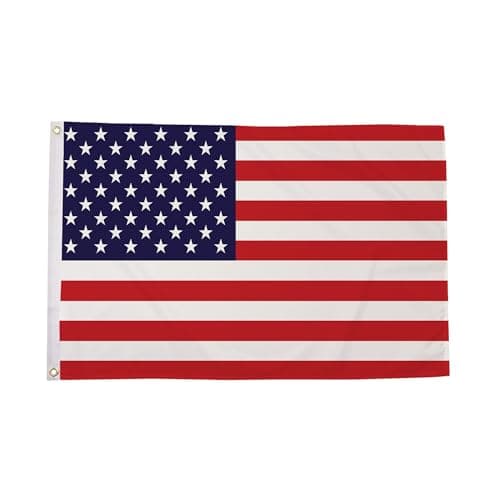 Image of Flagmax American Flag - Durable USA Flag with Eyelets, 5ft x 3ft (150cm x 90cm) US Banner for Outdoor and Indoor Display, Stars and Stripes Design