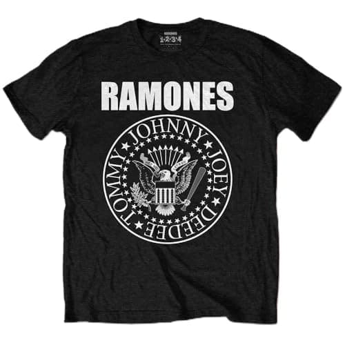 Image of Ramones Presidential Seal Official Childrens Tee T-Shirt Boys Kids 11-12 Years Black