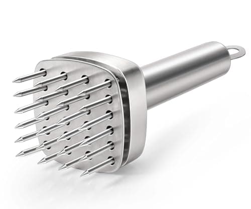 Image of Aliglow 304 Stainless Steel Meat Tenderizer Needle Meat Hammer Mallet Tool Pounder For Tenderizing and Pounding Steak, Beef Pork Chicken BBQ And Poultry