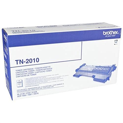 Image of Brother TN-2010 Toner Cartridge, Black, Single Pack, Standard Yield, Includes 1 x Toner Cartridge, Brother Genuine Supplies