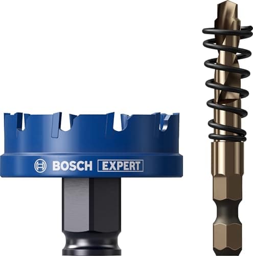 Image of Bosch 1x Expert Sheet Metal PC Plus Hole Saw (for Stainless Steel Sheets, Steel Sheets, Ø 51 mm, Professional Accessory Drill Driver)