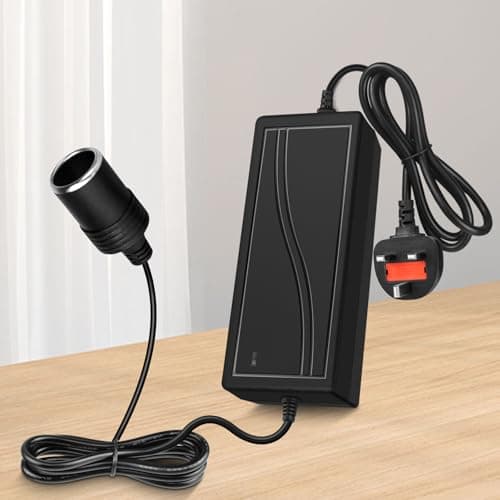 Image of inShareplus 12V 60W AC to DC Converter, 220V to 12V 5A Car Cigarette Lighter Adapter to Wall Outlet Socket, 12 Volt Power Supply Transformer for Car Devices (MP3, Fan, Dash Cam ect.)