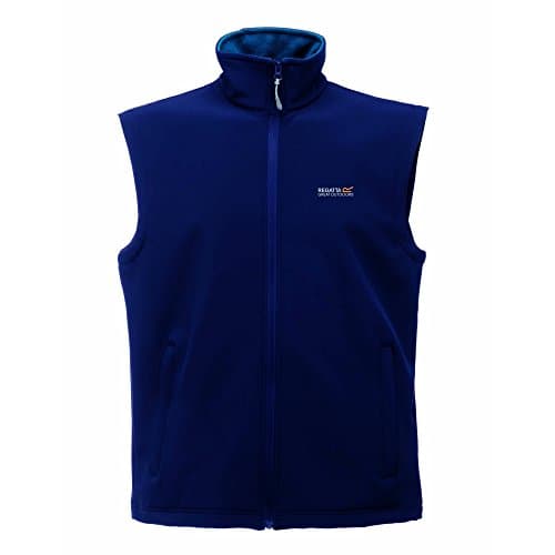 Image of Regatta Great Outdoors Mens Outdoor Classics Bradwell Softshell Bodywarmer (S) (Navy)