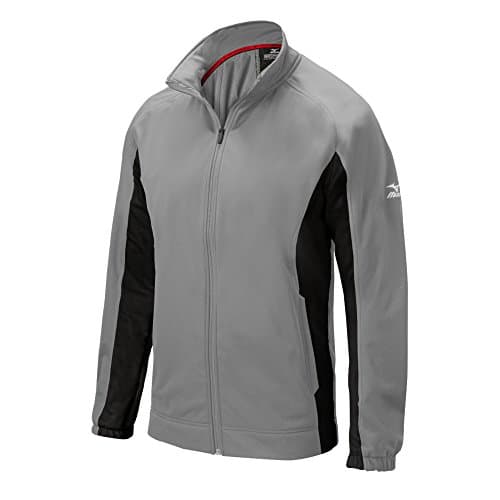 Image of Mizuno Pro Thermal Jacket, Grey/Black, Small