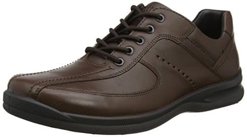 Image of Hotter Men's Lance Oxfords, Brown Dark Brown, 7 UK