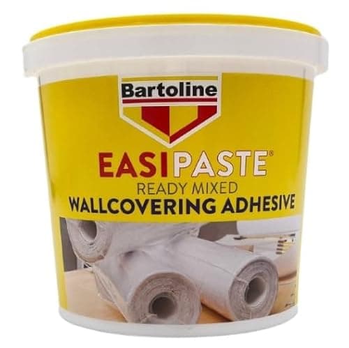 Image of Bartoline Easipaste® Ready Mixed Wallpaper Adhesive 1kg - High Initial Tack, No Mixing, Suitable for Vinyl, Blown Vinyl, Embossed, Washable & Paste The Wall Wallcoverings