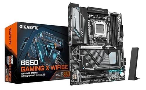 Image of Gigabyte B850 GAMING X WIFI6E Motherboard - AMD Ryzen 9000 Series CPUs, 12+2+2 Phases Digital VRM, up to 8200MHz DDR5 (OC), 1xPCIe 5.0 + 2xPCIe 4.0 M.2, 2.5LAN, WIFI 6E, USB 3.2 Gen 2x2