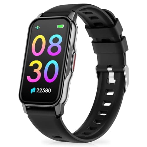 Image of Moremore Fitness Tracker with 24/7Heart Rate, Blood Pressure, Sleep Tracking, Calorie, Activity Tracker IP68 Waterproof Step Tracker for Android iPhones Women Men