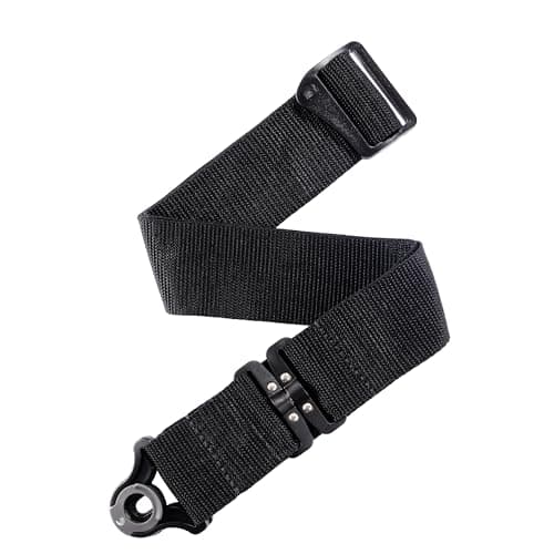 Image of D'Addario Auto Lock Swivel Polypro Guitar Strap, Black