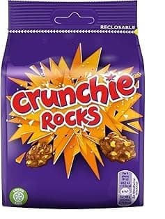 Image of Crunchie Rocks Chocolate Bag Delicious Tasty And Twisty Treat Gift Hamper 110g (5x)