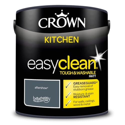 Image of Crown Easyclean Kitchen Matt Paint 2.5L Aftershow