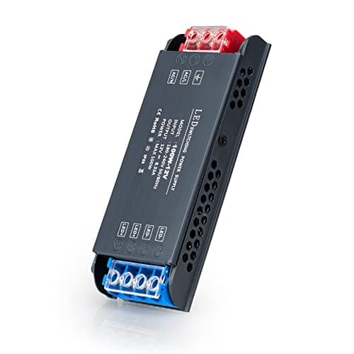 Image of 240V to 12V Transformer, BRIMETI LED Driver 12V 100W LED Transformer AC 240V to DC 12 Volt 8,3A Ultra Slim Power Supply Constant Low Voltage Switching, Adapter for Strip Light Cabinet Lights