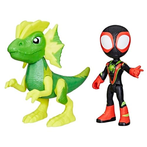 Image of SPIDEY AND HIS AMAZING FRIENDS Hasbro Marvel HERO DINO WEBS MILES