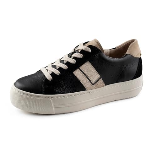 Image of Paul Green Women's Low-Top Trainers, Black 03x, 8 UK