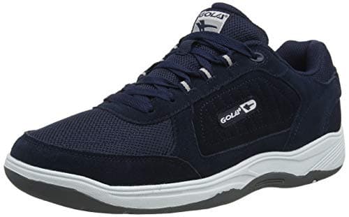 Image of Gola Men's Gola Belmont Lace Wide Fitness Shoes, Blue Navy De, 9 UK Wide