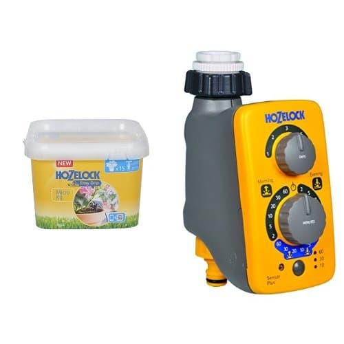 Image of Hozelock Easy Drip Micro Kit & Hozelock Sensor Plus Automatic Controller Set