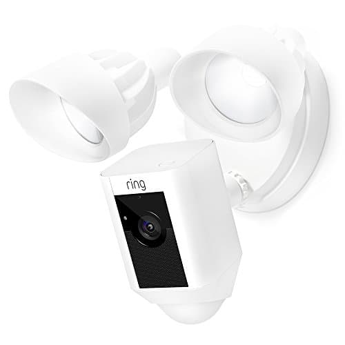 Image of Ring Floodlight Camera Motion-Activated Hd Security Cam Two-Way Talk And Siren Alarm, White