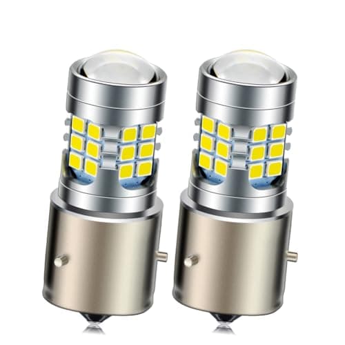 Image of Ruiandsion BA21S LED Bulb 10-30V 12V 24V Non Polarity Super Bright White 2835 30SMD Chips 900LM for Car Motorcycle Lamp Pack of 1
