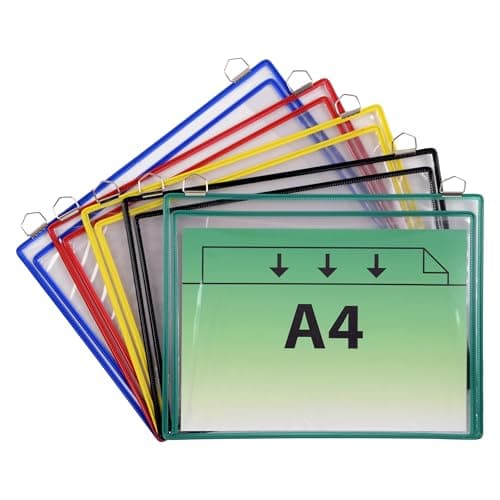 Image of Tarifold A4 Hanging Wallet Folder - Assorted Colours (Pack of 5)