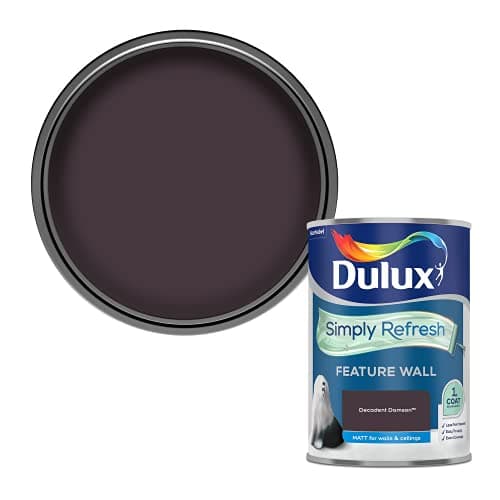 Image of Dulux Simply Refresh Feature Wall Matt Emulsion Paint - Decadent Damson - 1.25 litres 5569238