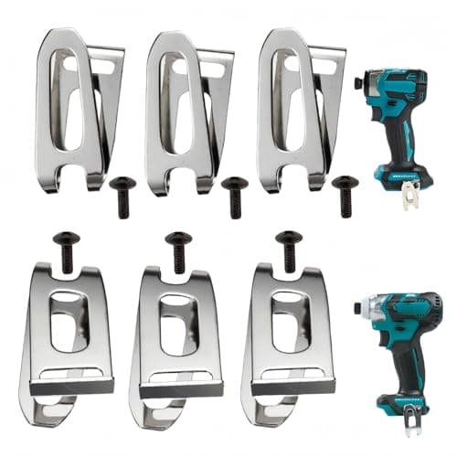 Image of TALSWIF 346449-3 Belt Hooks fits Makita 324705-1 346034-2 346317-0 Replacement Parts 251314-2 (6/Pack)