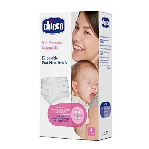 Image of Chicco Mammy 011380 Disposable Post-Natal Briefs, Mesh, Pack of 4 2