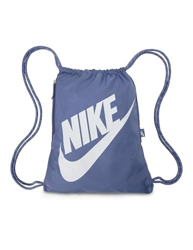 Image of Nike Unisex Adult NK Heritage GMSK Gym Bag, Red, World Indigo/World Indigo/White, standard size, Sports