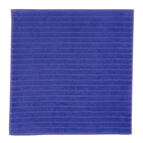 Image of Christy Prism Bath Shower Mat | Turkish Cotton | 850GSM | Super Absorbent and Soft | 60cm x 60cm| Blue Velvet
