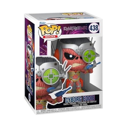 Image of Funko Pop! Rocks: Iron Maiden - Cyborg - Collectable Vinyl Figure - Gift Idea - Official Merchandise - Toys for Kids & Adults - Music Fans - Model Figure for Collectors and Display