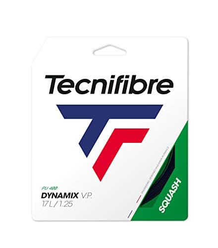 Image of Tecnifibre Dynamix VP Squash String 1.25mm Black - 10m Set