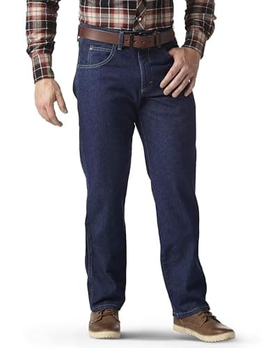 Image of Wrangler Men's Relaxed Fit Jean, Antique Navy Denim, 42W / 32L